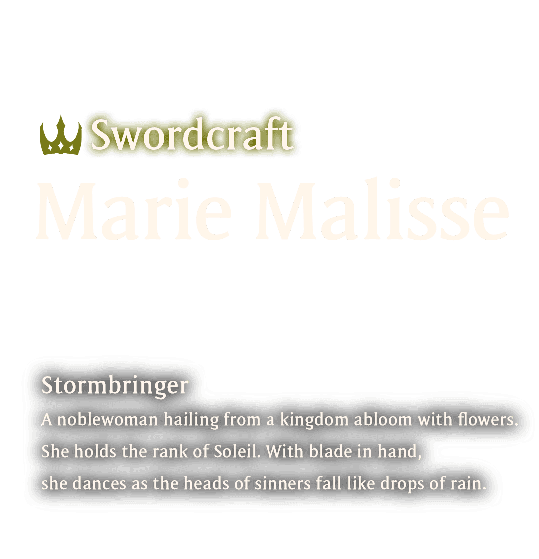 Swordcraft Marie Malisse